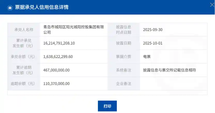 青岛城阳陷票据风波，6亿债券下周到期引关注