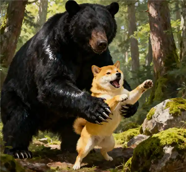 日本狗子遭熊灾围攻，生存危机骤然升级