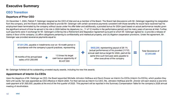 英特尔前CEO基辛格离职补偿高达5700万元： farewell大礼包引发热议