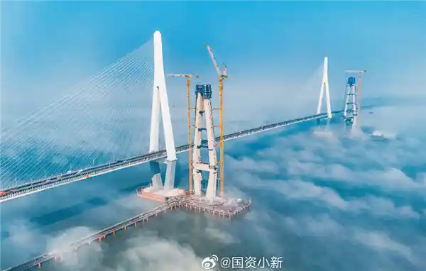 云端之上，奇迹新生！宁波象山港跨海大桥南中塔柱完美合龙
