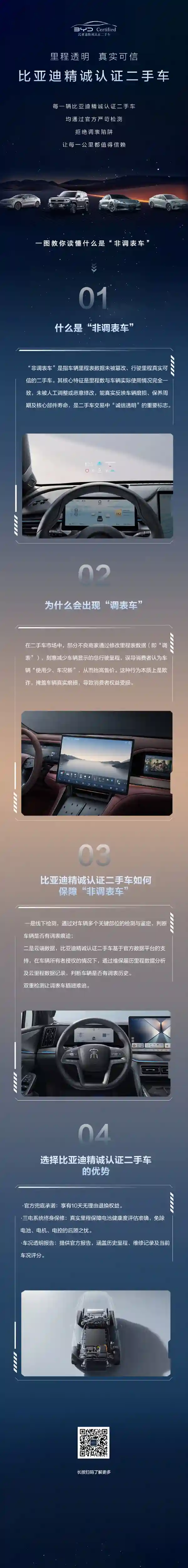 比亚迪承诺：每一台精诚认证二手车，都经得起时间的考验！