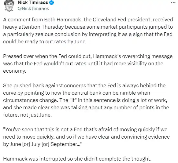 6月降息悬疑：美联储喉舌泼冷水，官员讲话别读太多！