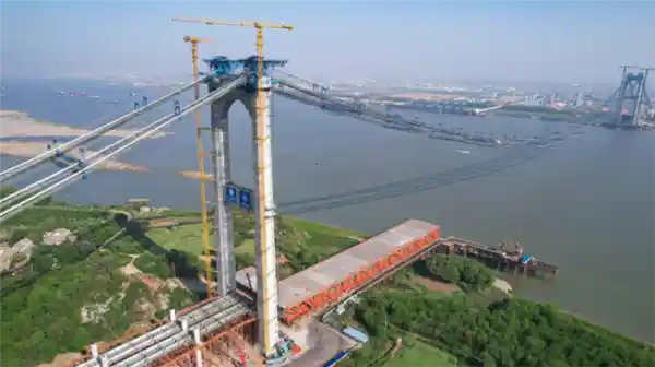 四主缆史诗级跨越！燕矶长江大桥主缆架设圆满收官