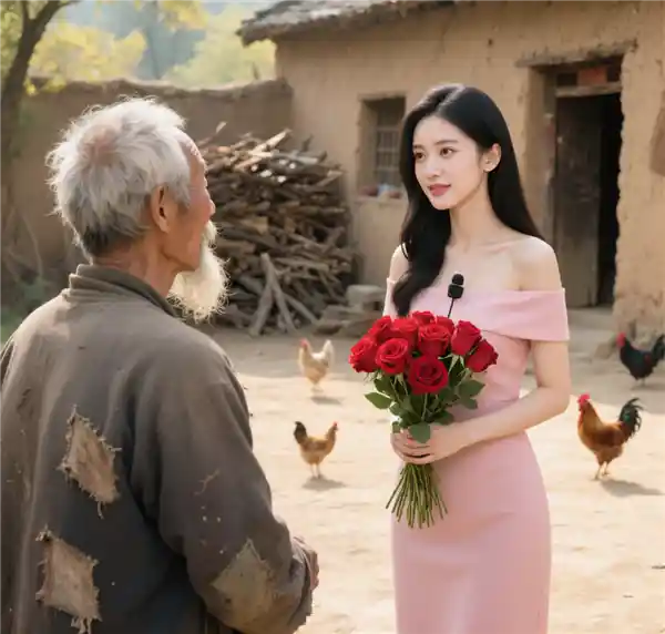 68岁孤寡老人误将女主播视频当私人情书，村口苦候国家分配妻子引发全网泪目