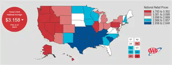 特朗普欢呼油价跌破2美元？真相：美国人的加油账单没那么美