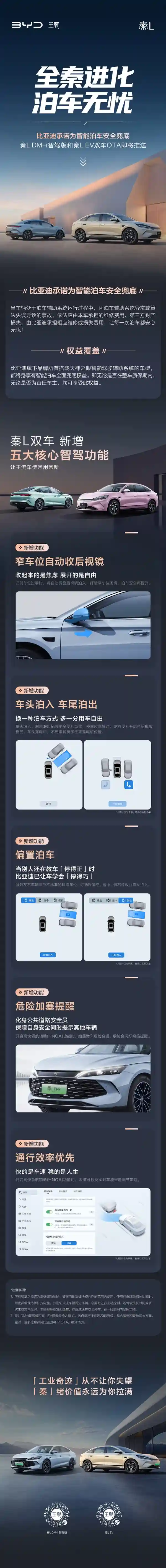 比亚迪秦L焕新升级：新增20项黑科技功能，引领智能出行新纪元