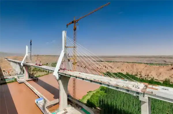 67米高空搭积木！黑山峡黄河特大桥主桥震撼合龙，刷新世界纪录