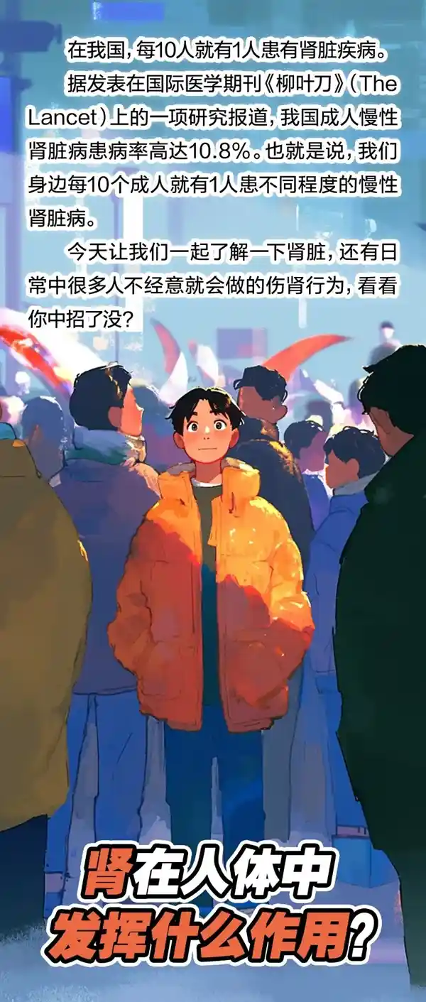 透支肾脏不可逆！这5个日常习惯正悄悄毁肾