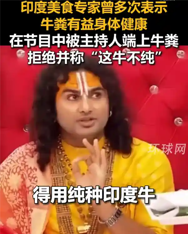 纯种牛粪才入味？印度美食专家揭秘不纯牛粪的禁忌