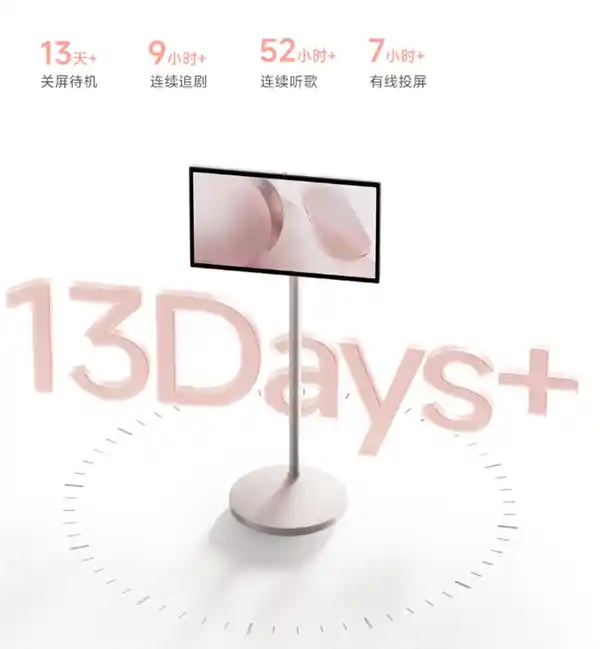3999元起！小米首款闺蜜机震撼登场：27英寸巨屏追剧王，续航狂飙13天