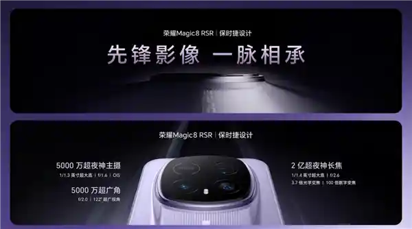 荣耀旗舰巅峰之作！Magic8 RSR 保时捷设计版震撼登场，7999元起售价引爆科技圈